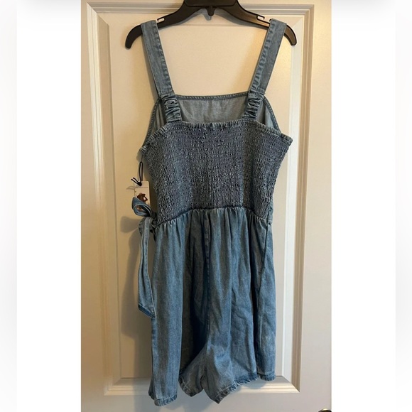 Denim Romper - Picture 2 of 2